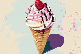 food pop art of your food pop art