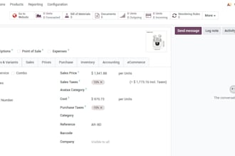 import products and opening inventory balances into odoo