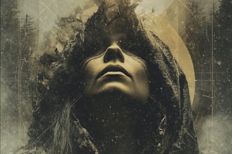 design album cover or single cover art album cover design
