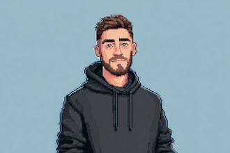 draw a marvelous pixel art portrait from your photo