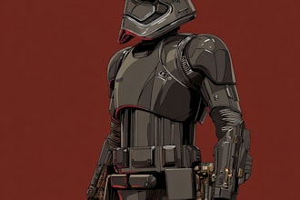 create star wars and sci fi illustration