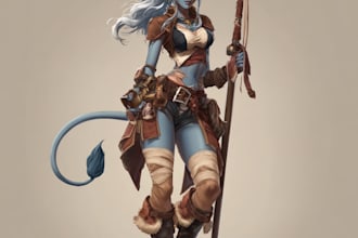 fantasy character art and fantasy character art