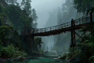 paint an environmental concept art