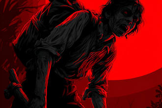 draw a horror illustration
