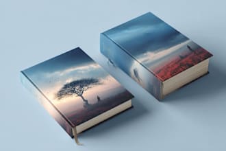 make a marvelous book cover design, ebook cover, amazon kdp book cover art