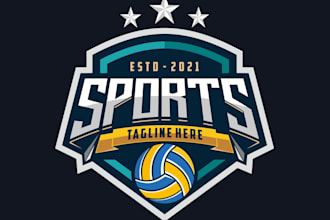 design badge or mascot logo for your sport team
