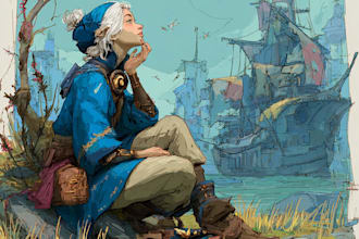 draw your fantasy character illustration
