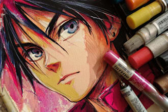 draw anime and manga illustrations