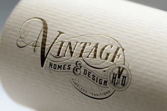 design an awesome, creative modern, vintage, or retro logo