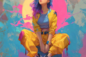 do amazing anime character art for you
