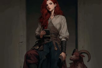 design terrifying horror character art with cinematic