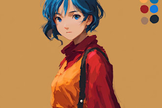 create a anime character