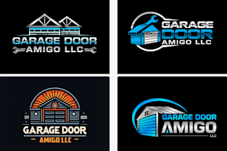 design the best retro vintage royal garage door logo