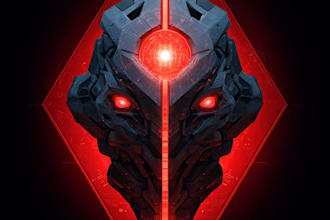 design typeface or typography cyberpunk, futuristic logo