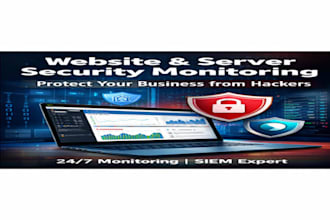 install wazuh siem and provide security monitoring soc service