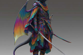 make an amazing fantasy horror and dnd character