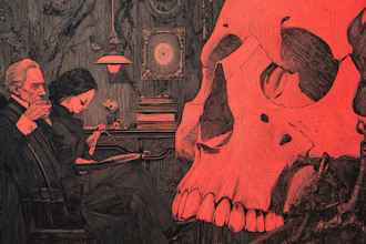 drew logo illustration anything dark art horror metal