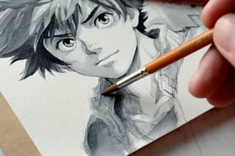 draw great manga pages for you