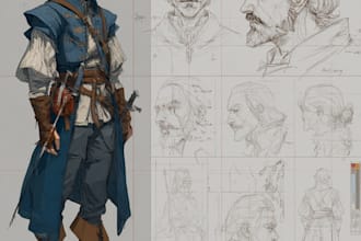 point a dnd character art and dnd fantasy charcter