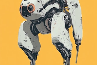 draw high quality robot,  concepts