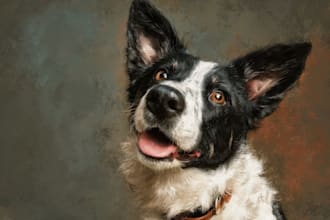 draw your pet in magical disney cartoon style