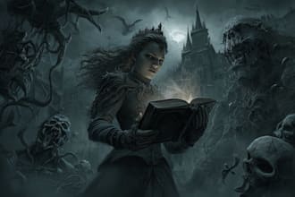 draw horror and dark fantasy illustrations