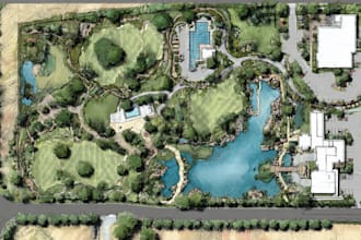 draw site plan, property map, plat map, landscape design