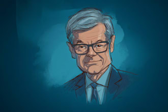 make you political funny cartoon portrait