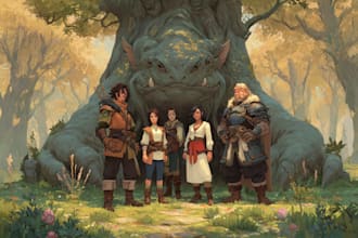 draw your dnd party