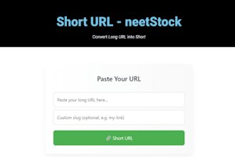 make URL shortener website in wordpress