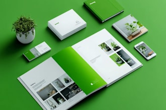 brochure design, product booklet, and catalog design