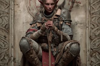 fantasy or horror character illustration
