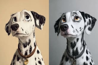make a disney style royal pet portrait