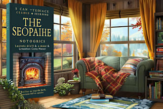 design a book cover for cozy mystery