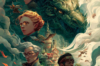 design professional fantasy book covers illustration