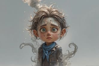 design a cartoon character