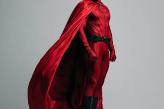 design superhero character for branding