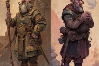 design characters concept art