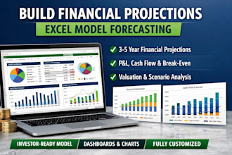 build financial projections excel model forecasting