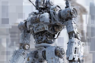 high quality robot, mecha concepts