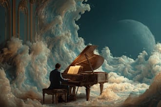 do a dreamy surreal or fantasy music cover