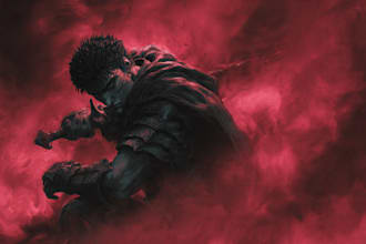 draw manga page custom dark berserk style art