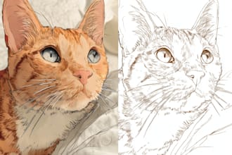 create a custom disney inspired pet portrait