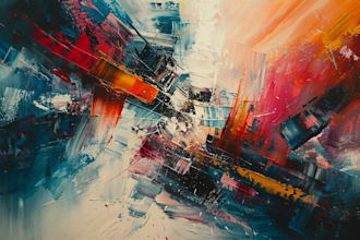 create abstract art and murals