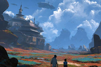 create environment concept art