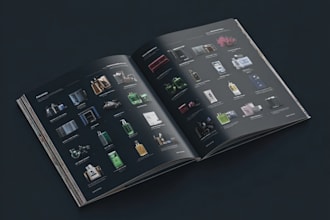design modern brochure, product catalog