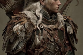 draw fantasy character art and fantasy character art