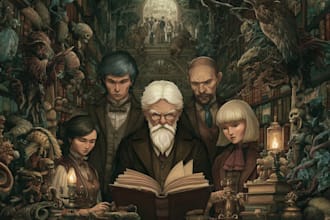 design fantasy and minimal book and ebook cover