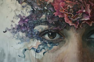 draw digital oil painting