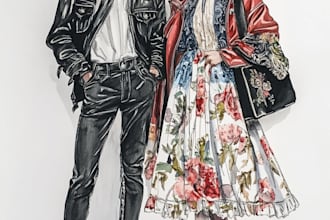 draw fashion illustration or sketch